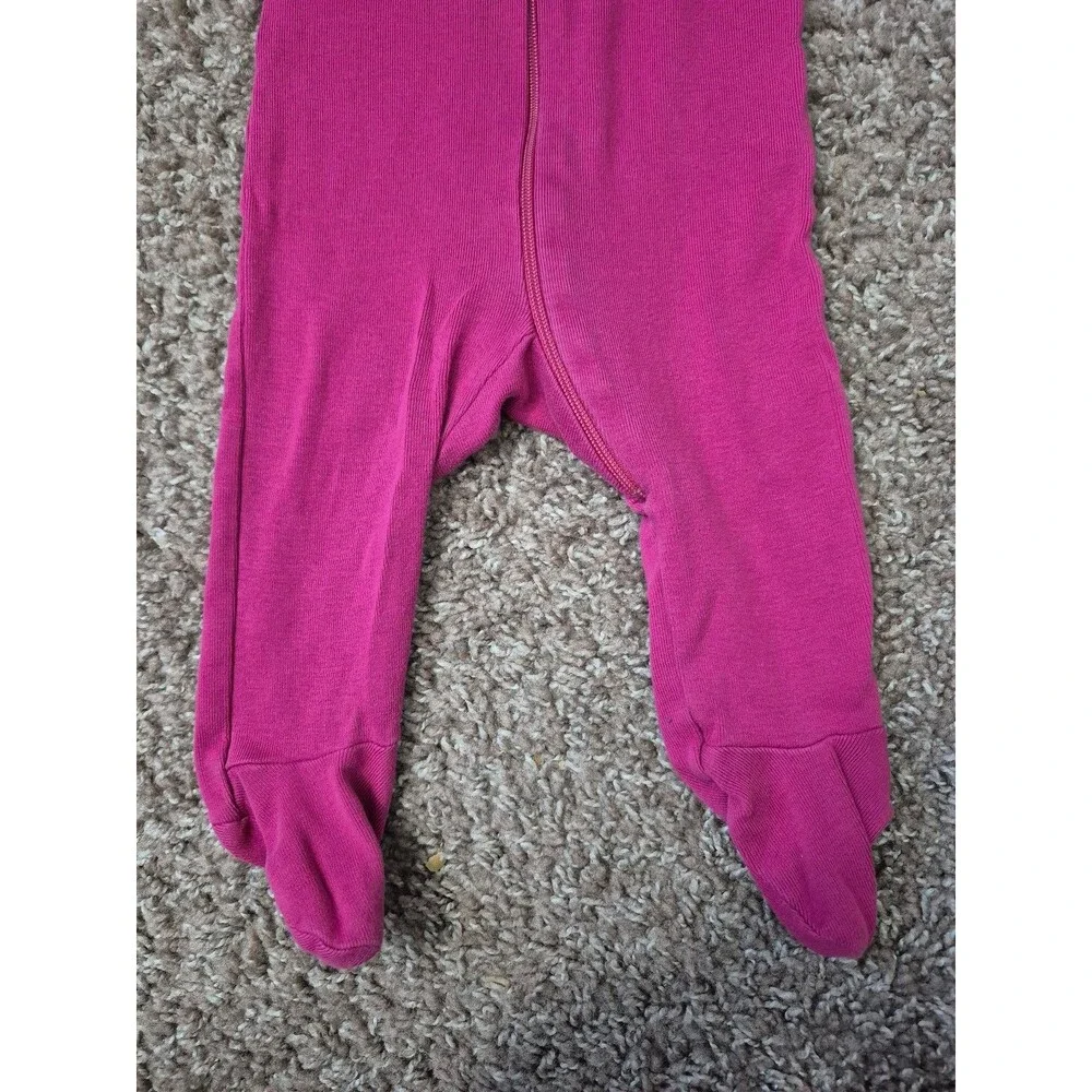 Primary organic cotton sleeper size 0-3 months pink